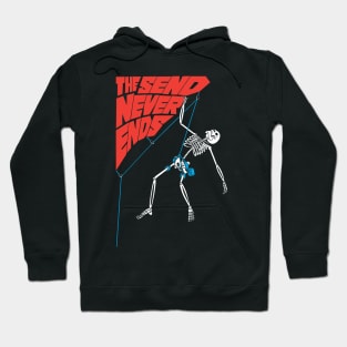 The Send Never Ends (red & cyan) Hoodie